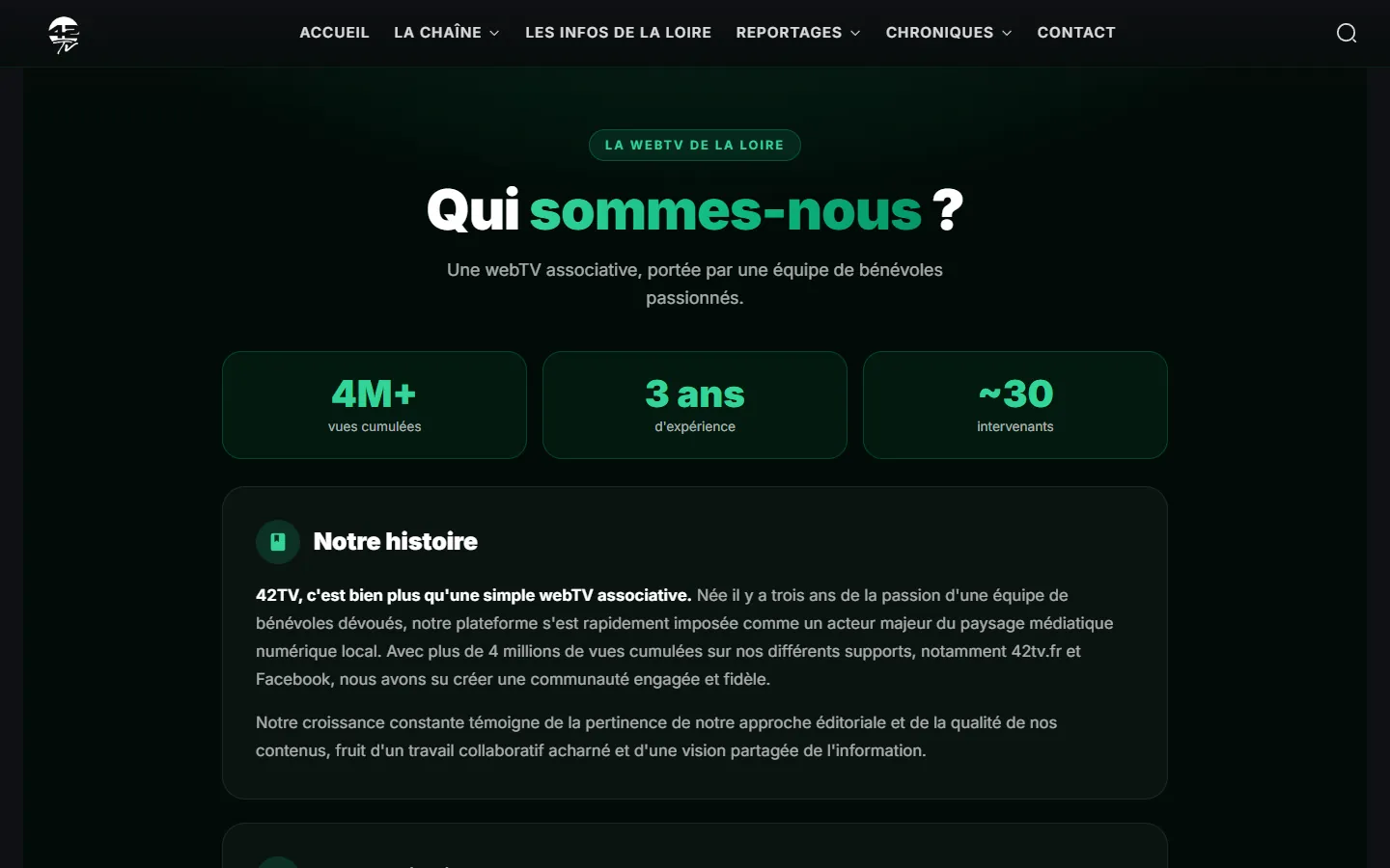 « Qui sommes-nous ? » : l’histoire de l’association